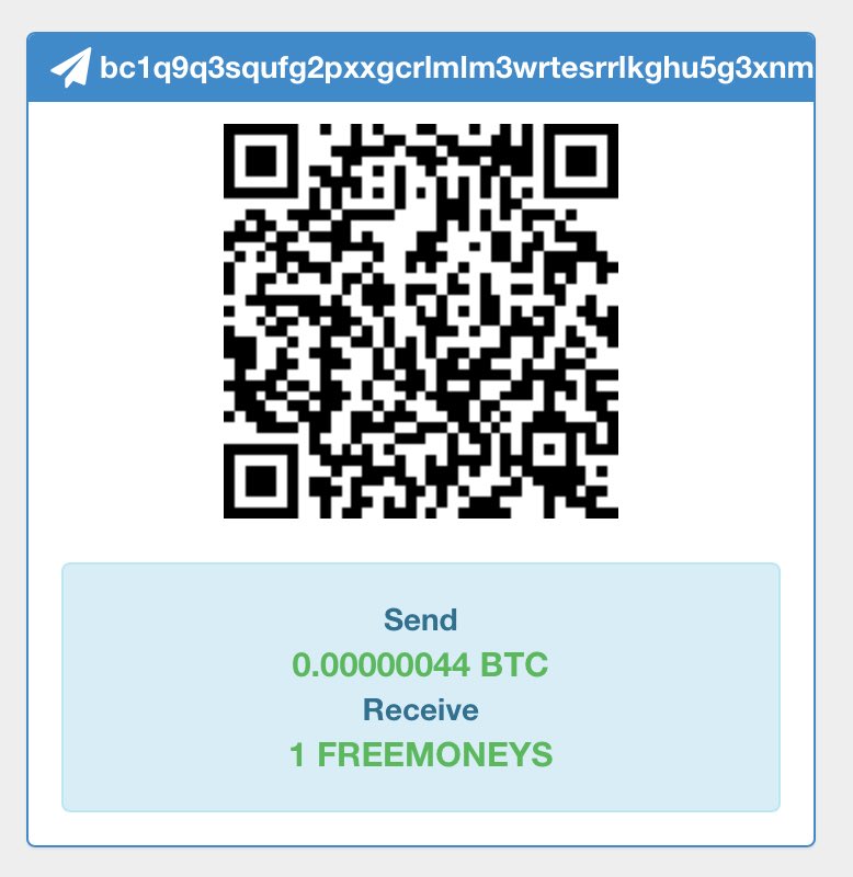 CSFWTF's tweet photo. @Bitcoin > @CounterpartyXCP > @rarepepeproject > @FAKERARES_XCP  > @CSFWTF = $FREEMONEYS

FREEMONEYS ARE BIG MONIES ON COUNTERPARTY

• https://t.co/etGVRm8hcV
• https://t.co/GPR5rrSjgk https://t.co/DdCGEidekW