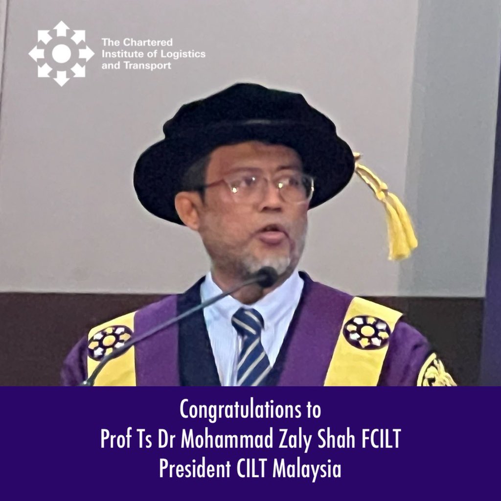🎂 Happy Birthday to Prof Ts Dr Mohammad Zaly Shah FCILT, President of @CILTMalaysia 🇲🇾!
Wishing you good health, happiness &amp; continued success in leading Malaysia’s logistics &amp; transport community forward.

#CILT #CILTMalaysia #Leadership #HappyBirthday