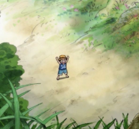 missmugiw's tweet image. i love you low quality kid luffy i love you