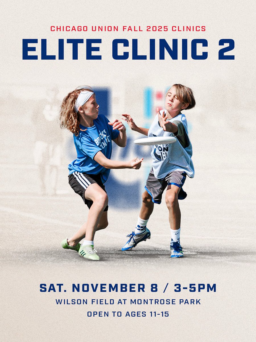 gochicagounion's tweet image. Youth Clinic happening this Saturday (11/8)
Spots still available and you can register at the link in our
bio. See you there!
#frisbee #chicagofrisbee #youthfrisbee #ultimatefrisbee