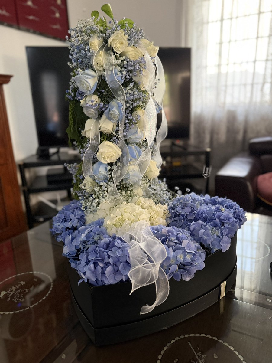 ivylimcc's tweet image. An arrangement to resemble waterfalls to bring me inner peace. Takes heart from the creativity of the sender 

#gratefulforallthingsbigandsmall