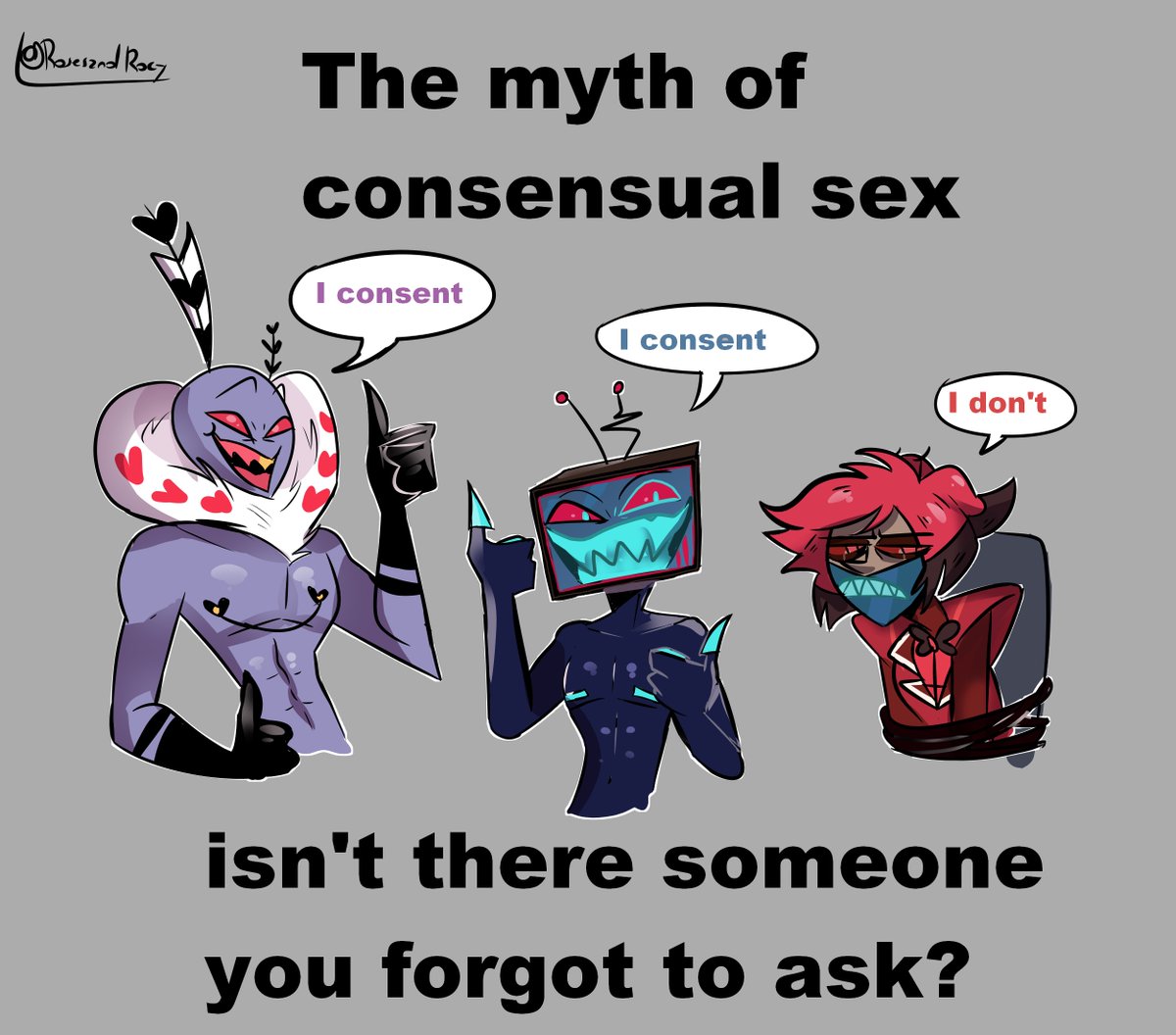 isnt here someone you forgot to ask Vox?🤨🤔
#hazbinhotel #radiostatic #voxval