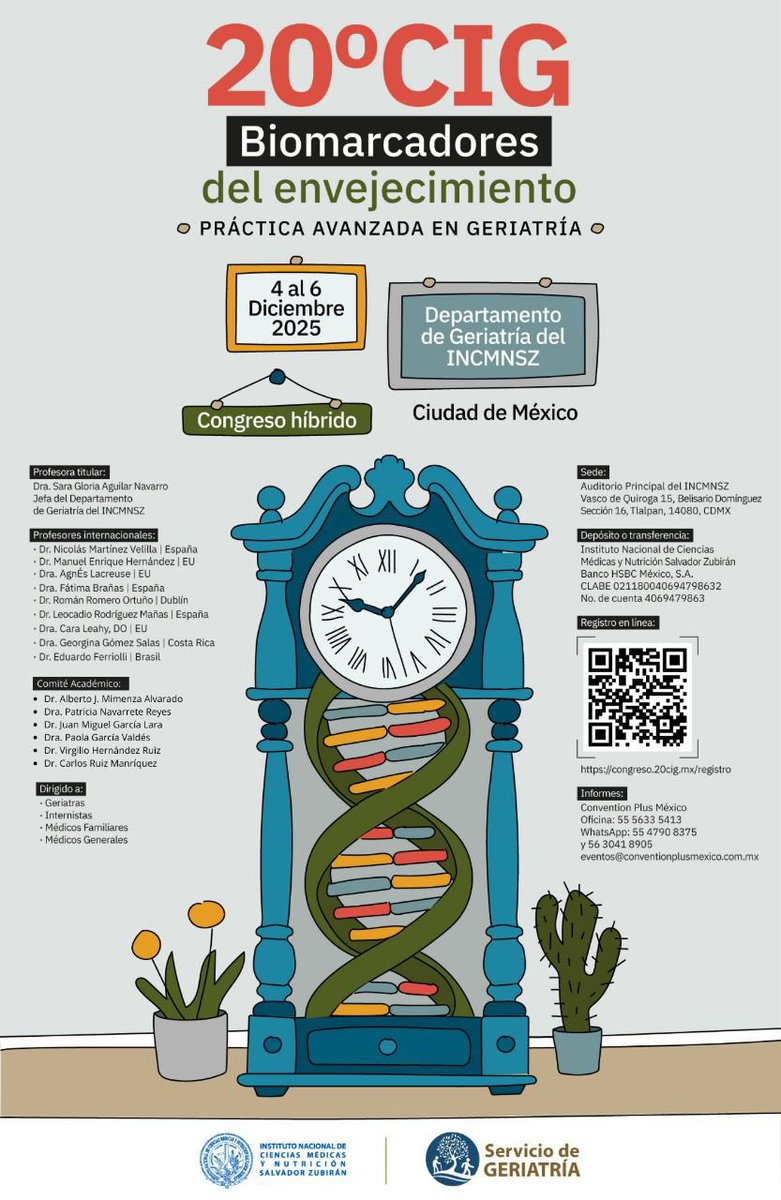Babys atentos psiquiatras, neropsicologas, geriatras, neurólogos esto es para ustedes !! 

Dense! Inscríbanse ya ! 
Obvio en <a href="/GeriaNeuroINNSZ/">Geriatría Neurológica INCMNSZ</a>