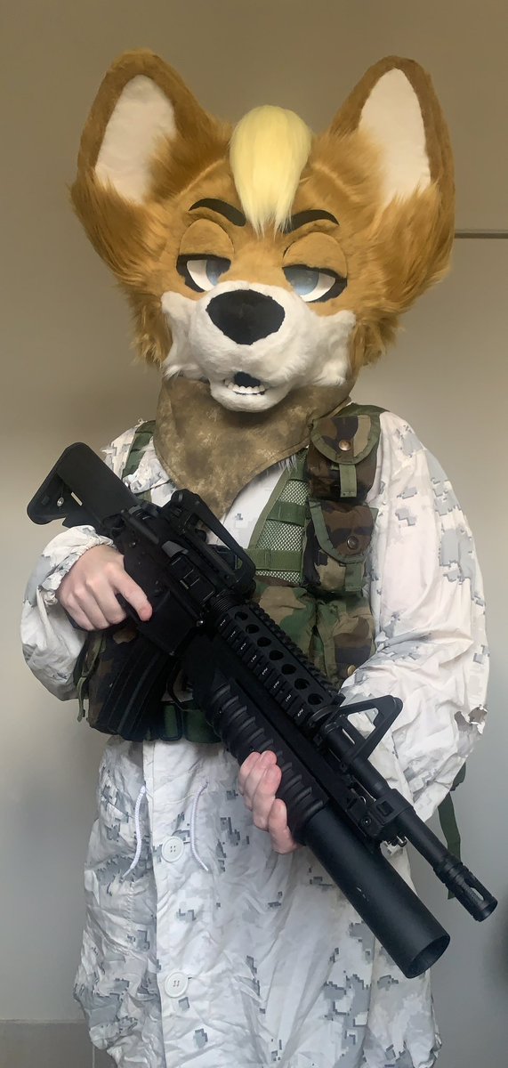 Ding is ready for winter!! ❄️🦊

Idiot doesn’t actually know it’s almost summer 🤭