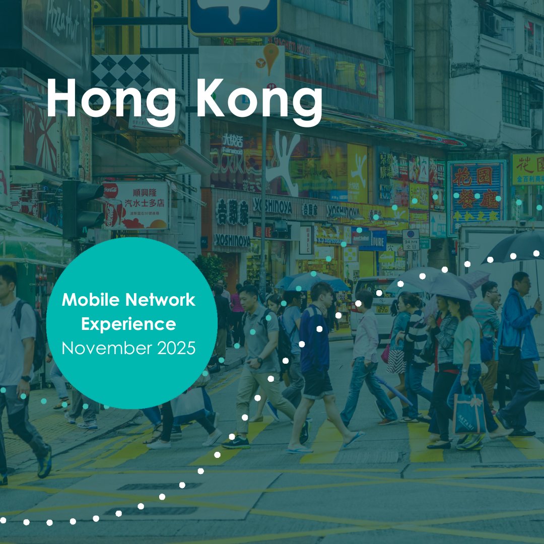 opensignal's tweet image. New Report: Who’s keeping up with Hong Kong’s pace and who’s falling behind? 
Our Mobile Network Experience Report is live! 🇭🇰   We’ve analyzed 16 metrics across the 4 major operators to see how they are impacting your daily life.

Get the full picture: 🔗 hubs.la/Q03RVbG-0