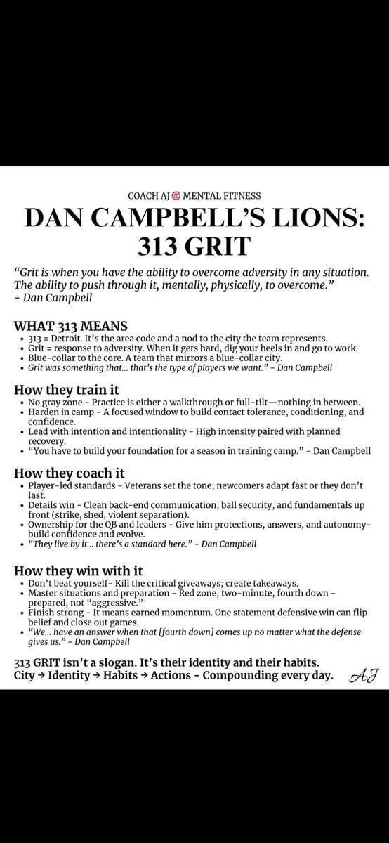 coachkou's tweet image. Dan Campbell and his philosophy is something we all could use !