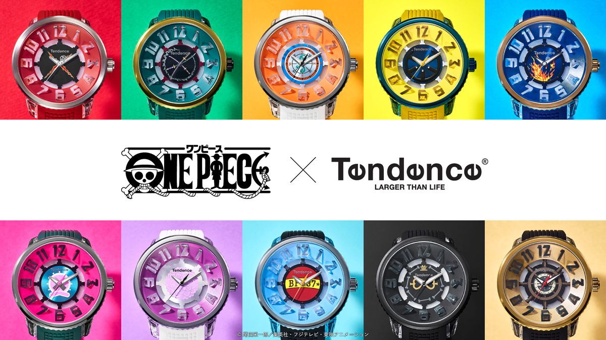 「Tendence」×『#ONEPIECE』
コラボレーションウォッチ第4弾が
本日11月6日(木)より予約受付開始！

麦わらの一味をモチーフにした
モデルが登場！

▼詳細はこちら
one-piece.com/news/75814/ind…