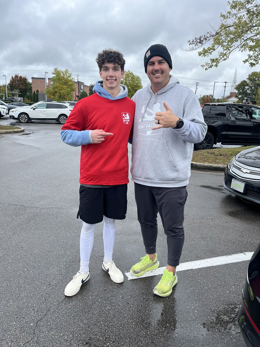 Tucker_schro's tweet photo. Thanks for the write up and 4 ⭐️ Ranking @ThePuntFactory. I had a super fun time and am looking forward to working more with you ! @Chris_Sailer @MN_Kickers @KohlsKicking @KickingWorld @CoachM_Ware @CoachCollicott @Coach_Curtin_1 @CoachDJThomas @Coach_Lig @Mit_Carp @PrepRedzoneMN https://t.co/ERsTEVh5mG