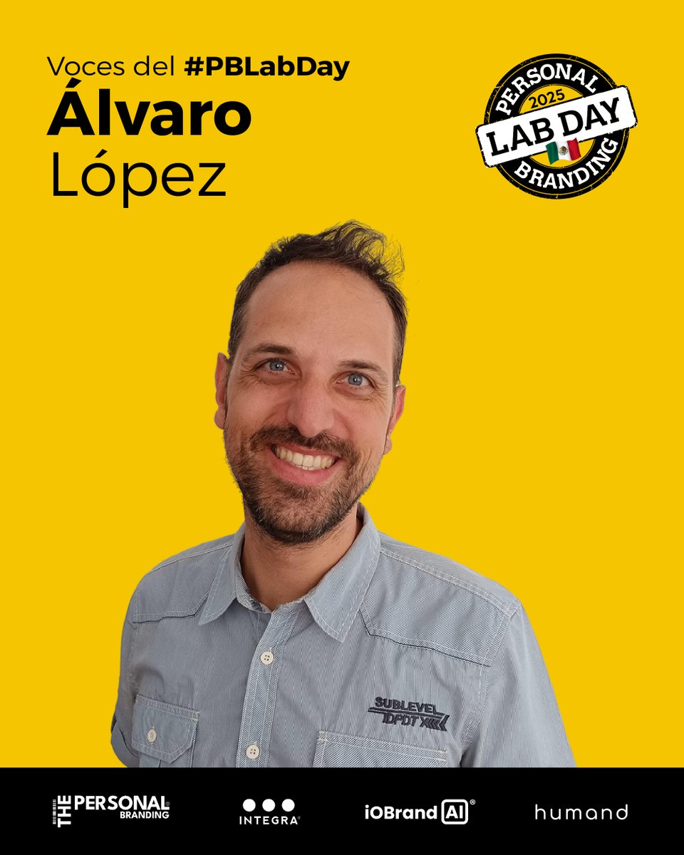 "La autenticidad es lo que permanece."
<a href="/allopher/">Álvaro López Herrera</a>  nos recuerda que ser tú mismo sigue siendo la mejor estrategia para destacar en la era digital.

#VocesdelPersonalBranding en #PBLabDay2025
Disponible en 🟣Humand👇🏻 &amp; 🔜🔴YouTube
 tally.so/r/mekeGk