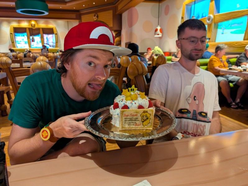 SmartAlecPlays's tweet image. Yes, this cake tasted exactly how it looked. 

Second pic is me whenever I am not the center of attention 😅🤣🎂