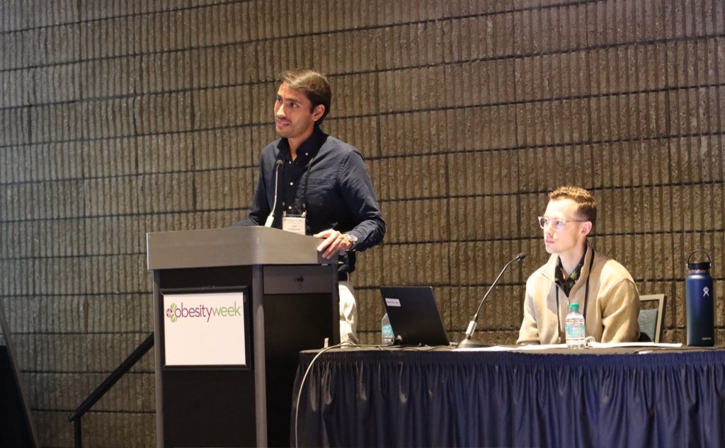 PBRCNews's tweet photo. Another successful day of ObesityWeek presentations has come to an end. Looking forward tomorrow’s packed schedule of events #OW2025 #PBRC https://t.co/EdSXLzvnwA