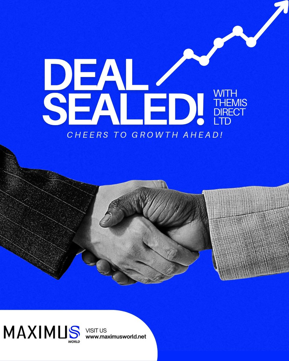 maximuswld's tweet photo. Congratulations on sealing the deal! Here's to new beginnings and exciting opportunities ahead! https://t.co/NwYQLRTYvA