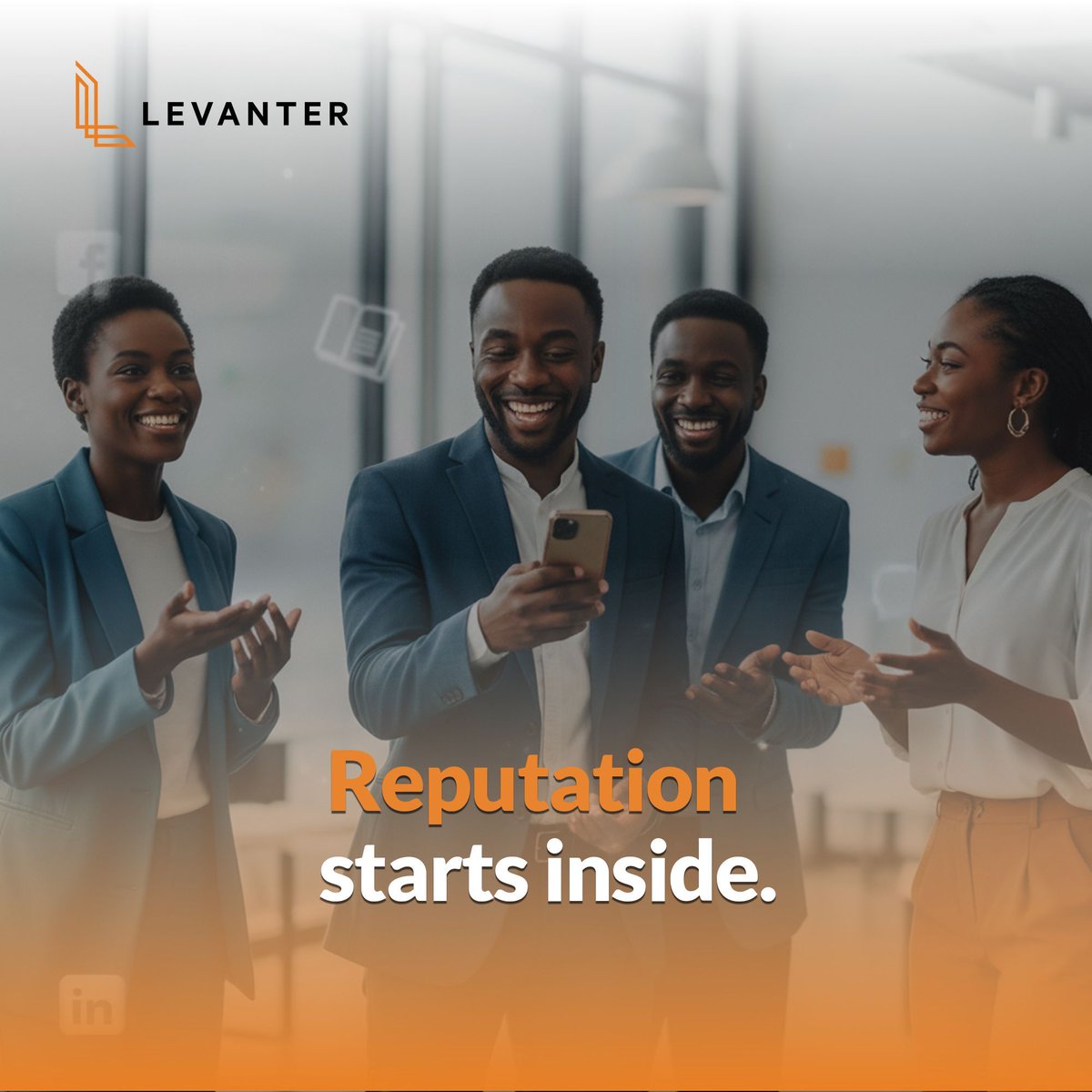 People trust colleagues more than glossy ads.
Employees hold the strongest brand voice. Many organizations ignore it.

When your team shares your story with pride, it feels authentic.
That pride strengthens reputation, one post at a time.

Reputation starts inside.