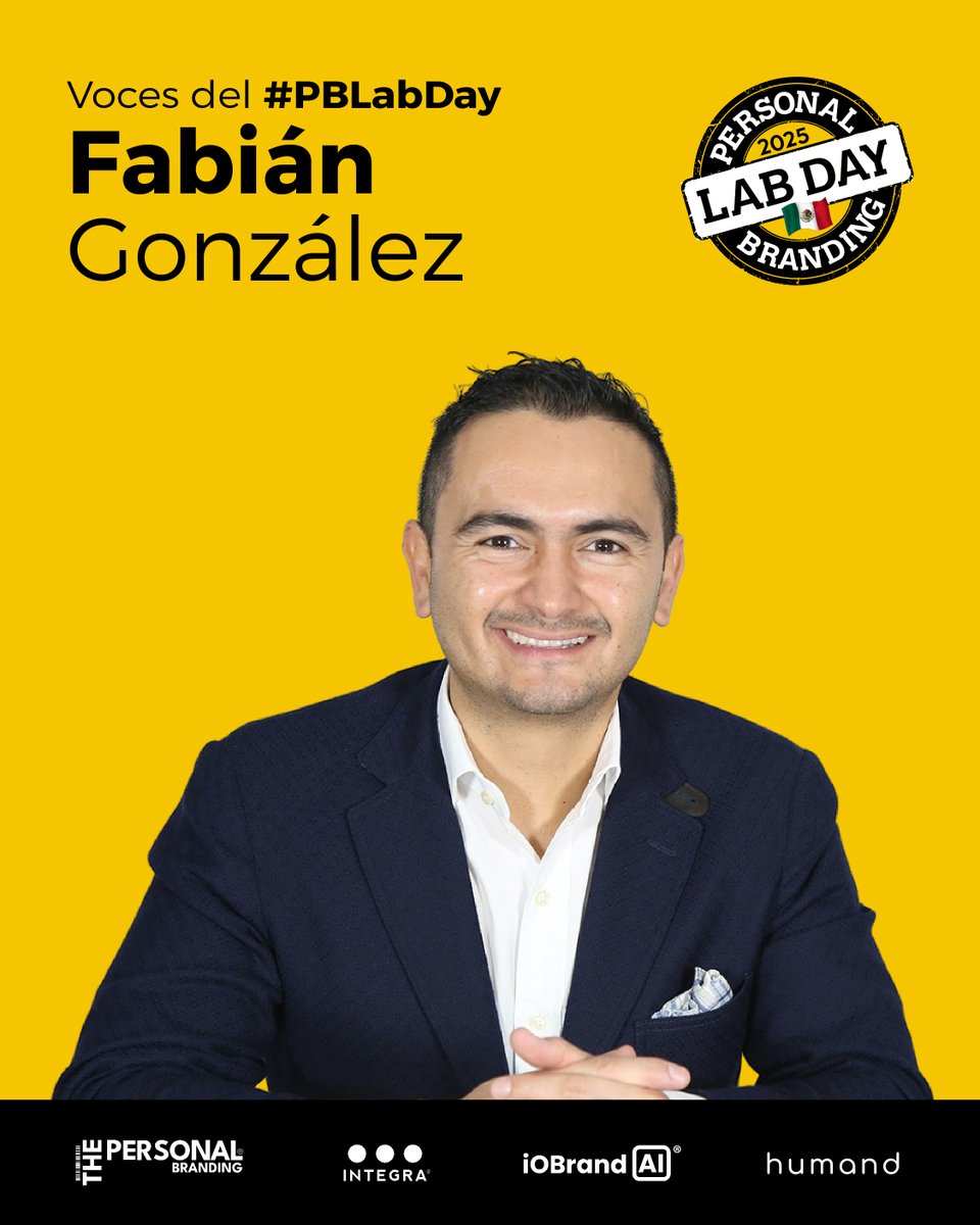 “Un negocio sin #marcapersonal compite por precio; con marca personal, por valor.”
<a href="/Fabiangonzalezh/">Fabián González H</a> recuerda que la verdadera ventaja es la confianza.

#VocesdelPersonalBranding en #PBLabDay2025
Disponible en 🟣Humand👇🏻 &amp; 🔜🔴YouTube
 tally.so/r/mekeGk