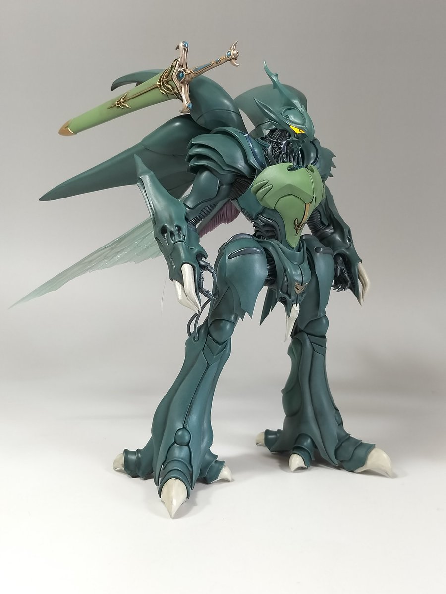 hidekai303's tweet image. ヴェルビン完成！
いや〜ヴェルビンの模型を作りたいという長年の夢が叶いました!
#プラモデル 
#ダンバイン