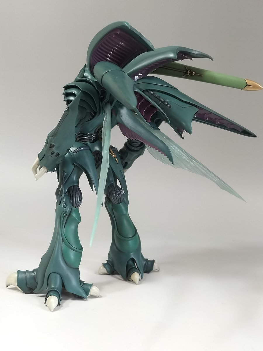 hidekai303's tweet image. ヴェルビン完成！
いや〜ヴェルビンの模型を作りたいという長年の夢が叶いました!
#プラモデル 
#ダンバイン