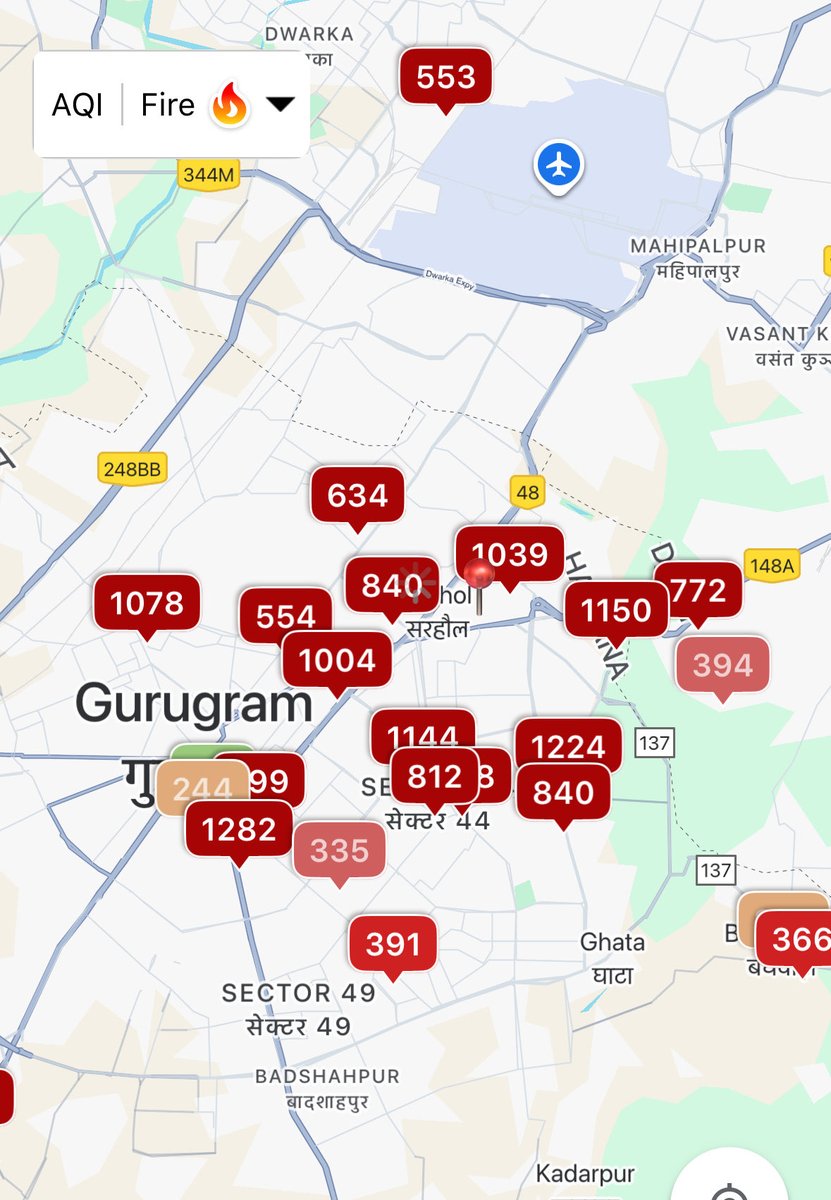 Congratulations NCR ! We crossed 1000 ! one can feel the eyes burn, nose twitch and throat sore. Where is <a href="/narendramodi/">Narendra Modi</a> <a href="/byadavbjp/">Bhupender Yadav</a> <a href="/RahulGandhi/">Rahul Gandhi</a> ? Living in NCR is worse than hell - slow death ! <a href="/CAQM_Official/">Commission for Air Quality Management</a> <a href="/moefcc/">MoEF&CC</a> ! <a href="/priyangiTOI/">Priyangi Agarwal</a> <a href="/TOIIndiaNews/">TOI India</a> good reporting on PM2.5 forecasts