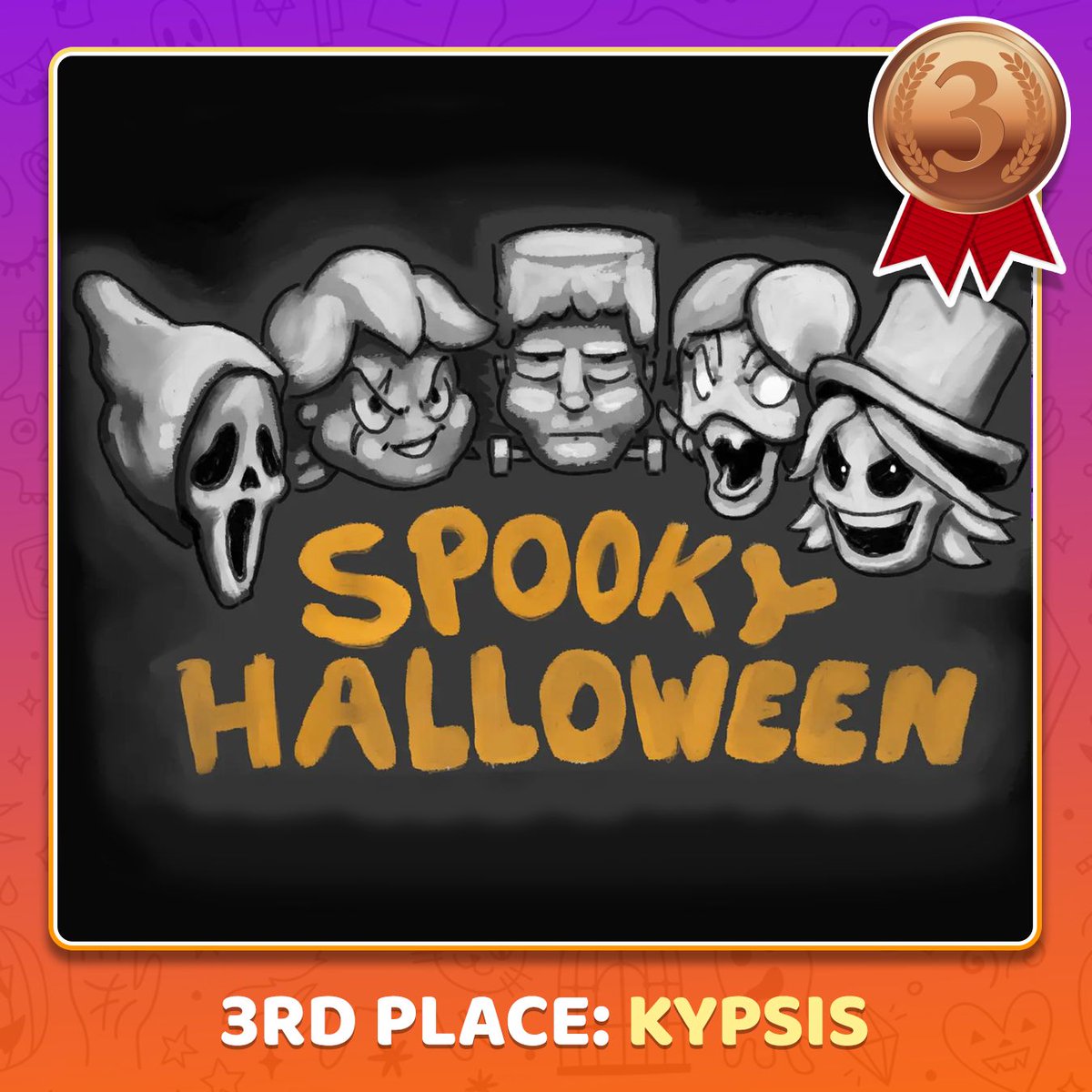 A small but dedicated group of artists submitted some very remarkable and impressive pieces this year, with some absolute stand outs. We are always so blown away with the creativity and effort you all put into your entries.

🥇 1st Place: Grey
🥈 2nd Place: Maiden
🥉 3rd Place: