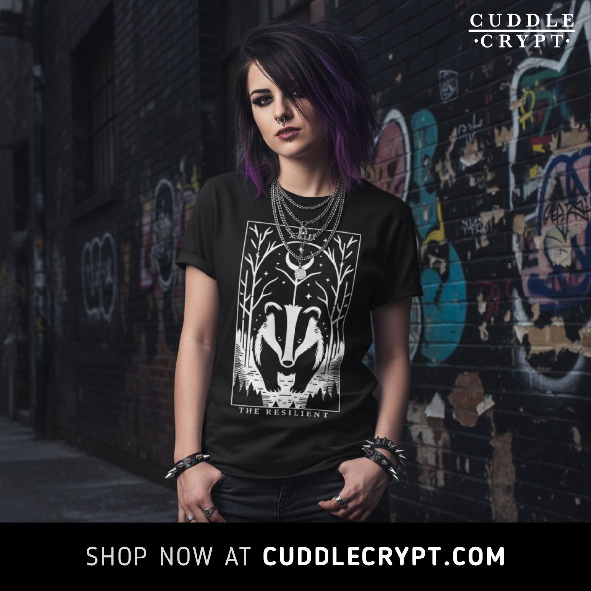 CuddleCrypt's tweet image. Resilience is metal. ⚔️

Shop here → cuddlecrypt.com/products/the-r…

#CuddleCrypt #DarkStreetwear #TarotCollection #AltFashion

Forge your own fate at CuddleCrypt.com 💀