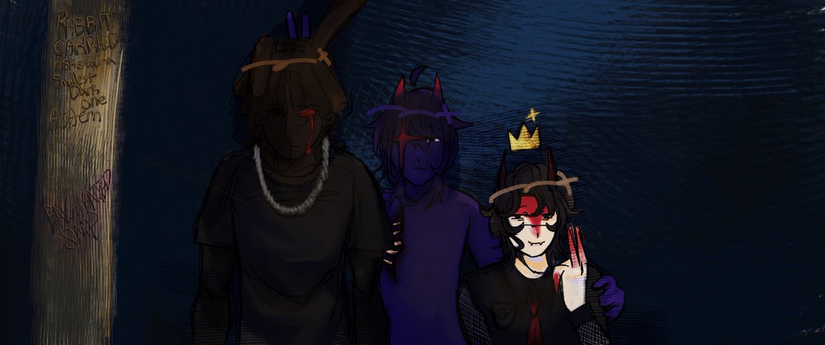 Ayo why this 🐰🐇🥕 so mad
(Credit to <a href="/riskscara/">Scara</a> for the art)

<a href="/riskscara/">Scara</a> 
<a href="/SmallestDarkOne/">Smallestdarkone 🐇</a> 
<a href="/acitern_/">🐾Acitern🏳️‍⚧️</a> 

3/?
(more members following soon-ish)