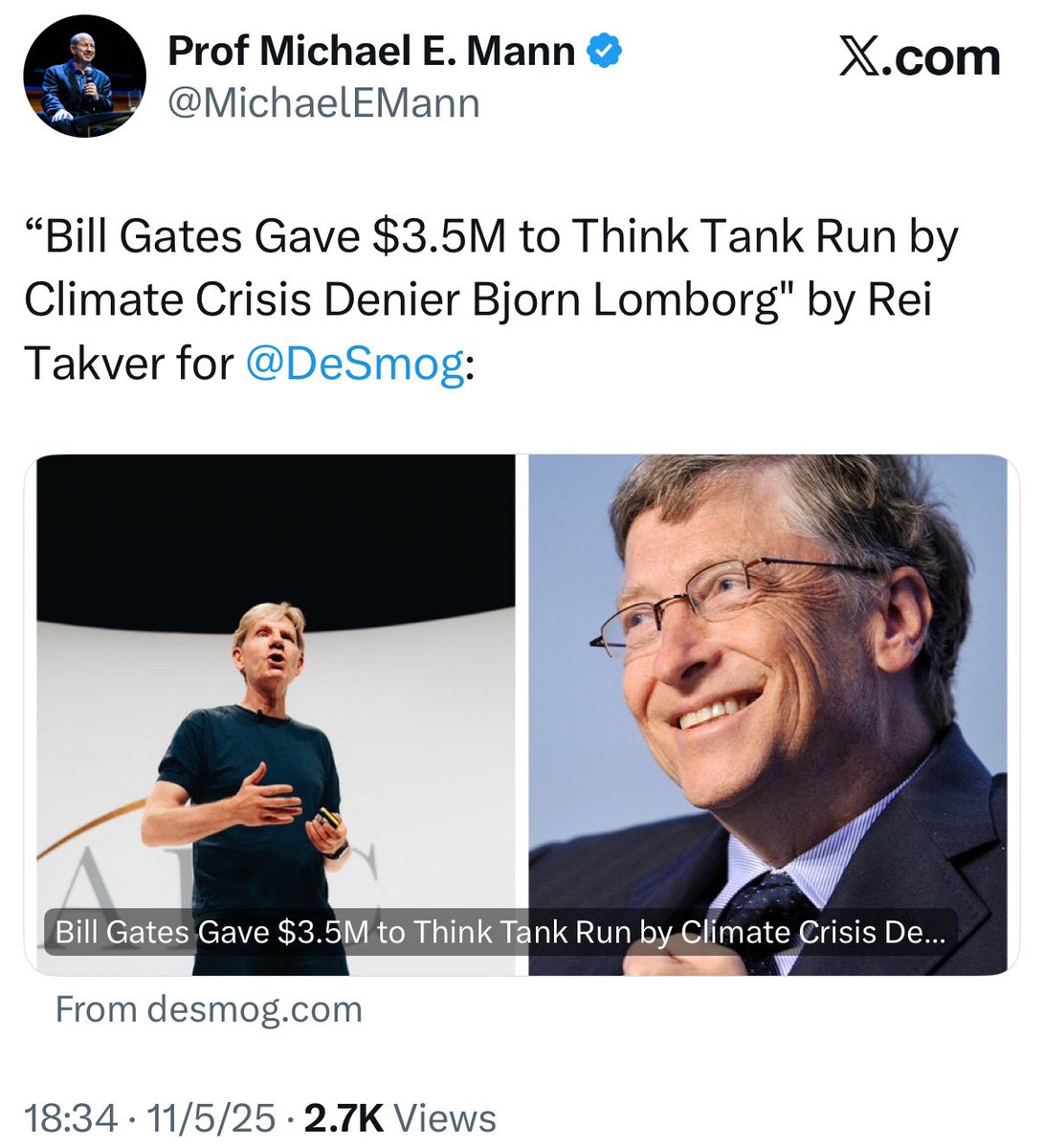 AlexCKaufman's tweet image. The climate movement’s strategy is demonstrably struggling to adapt to changing circumstances, so Bill Gates — probably the single biggest climate philanthropist and clean energy investor on Earth — suggested a new, more pragmatic approach. It seems some activists prefer to smear…