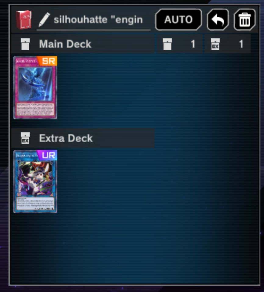 philosophyminr's tweet photo. @MBTYuGiOh Can 2 cards be considered an "engine"? For the low price of 1 main deck slot and 1 extra deck slot. You can turn any two bodies into a black horn of heaven and MST! 
Spoiler alert: it's not good https://t.co/sl8weinv8W