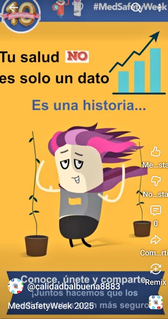 calidadbalbuena's tweet photo. Ya nos sigues en YouTube?

https://t.co/G7z3ct8K6v

#MedSafetyWeek2025
#MedSafetyWeek https://t.co/PgqyNtKF3O