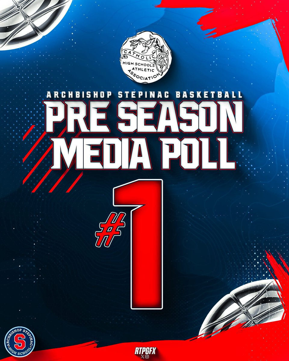 step_basketball's tweet image. Tonight the CHSAA released its Preseason Poll as voted on by the Media! The team comes in at #1 entering the upcoming season! 
Edit: @rtpgfx 
#Stepinac #CHSAA #NY #DefineYourFuture