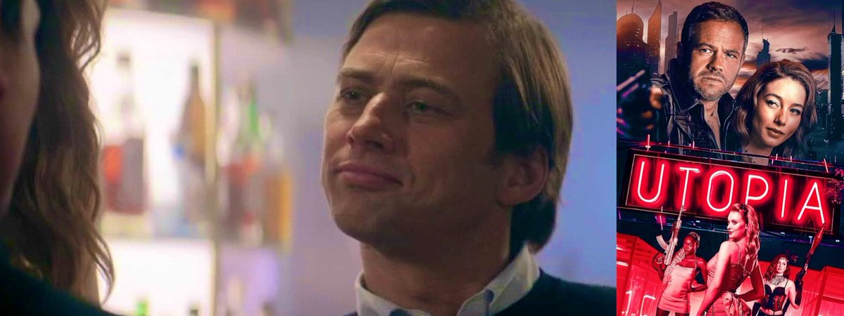 Paramount+で配信されている映画「ユートピア」で、マイケル・ブラウンを吹き替えとります。富裕層だけが楽しめる怪しい世界で金にもの言わせます。