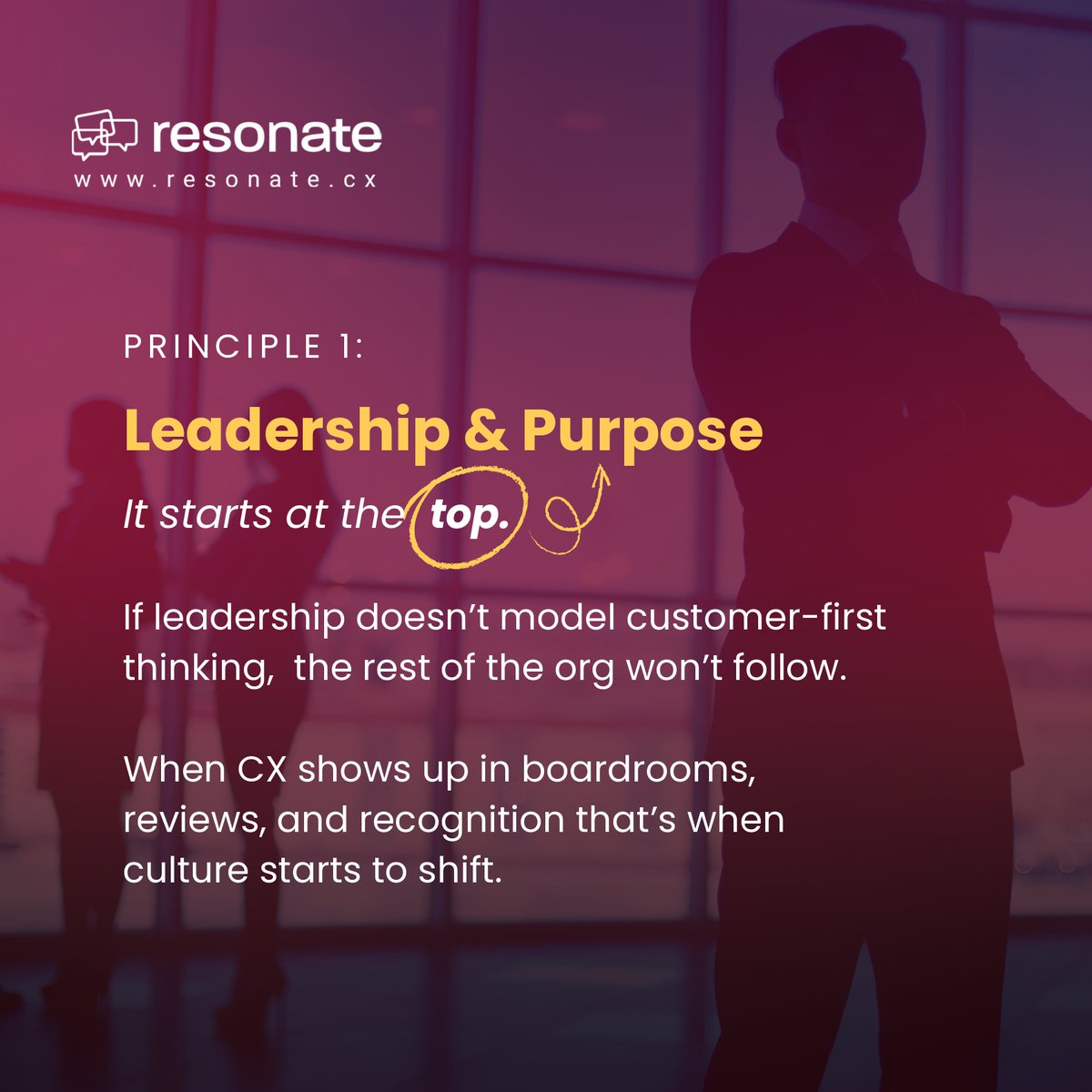ResonateAU's tweet photo. If your people can’t act, your culture can’t grow. Agree or disagree?

Lead with purpose. Embed #CX everywhere. Empower your teams to act.

That’s how #customercentricity becomes your unfair advantage.

Check out our full blog here: https://t.co/9mK74mgqbl https://t.co/LeIKOukUMs