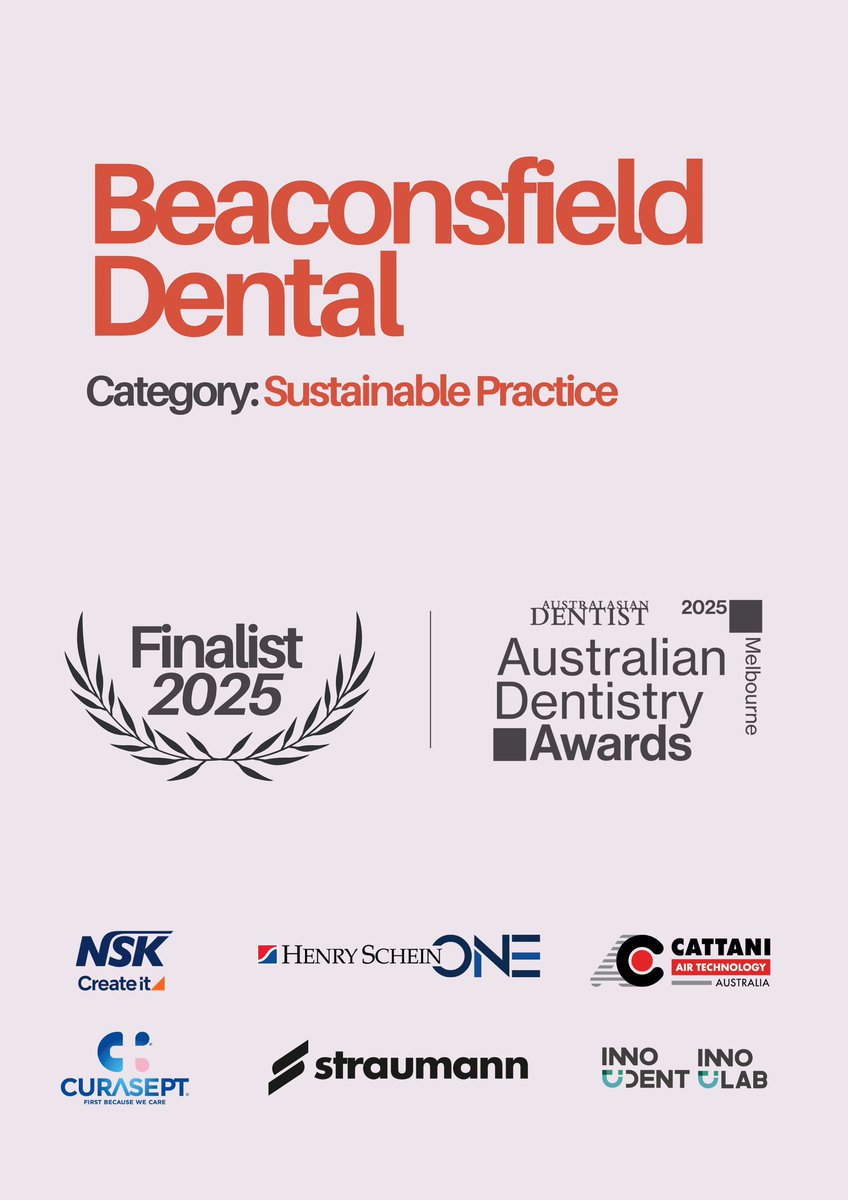 We decided to enter another Sustainability Award. This time we are finalists in the Australian Dentistry Awards. 🤞🏻