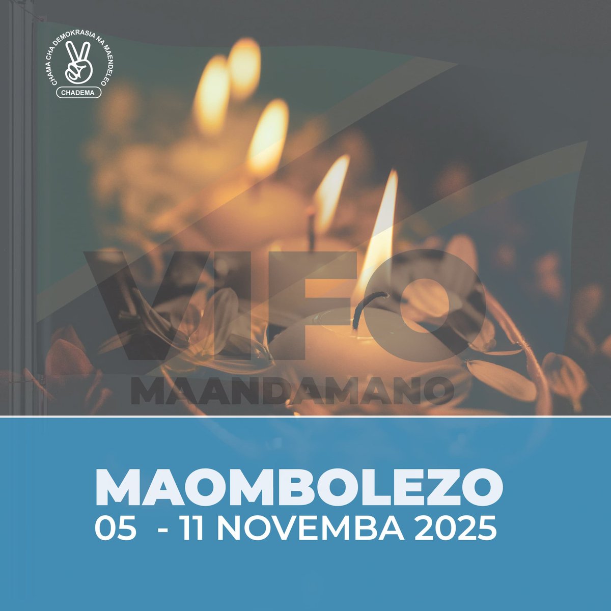 Tunahuzunika, tunaomboleza, tunalia pamoja nao waliao. Tunasimama na Watanzania.