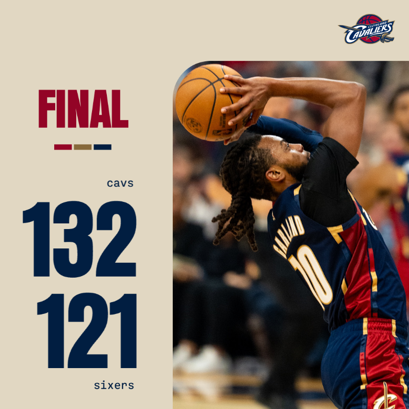 cavs's tweet photo. First dub in the Classics. #LetEmKnow

📊 HIGHLIGHTS &amp; STATS: https://t.co/GQtaJxTJZ6