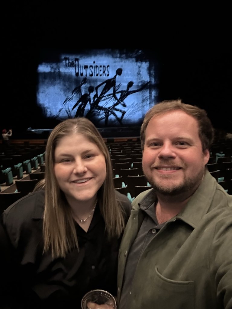 Our night at the theatre.