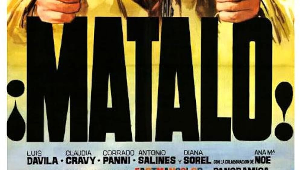 RanesHook's tweet photo. #WesternWednesday - MATALO! (KILL HIM, 1970) - In this trippy Spaghetti Western, boomerang-wielding drifter #LouCastel becomes an unlikely protector of an elderly last citizen of a ghost town overrun by a gang of killer outlaws! https://t.co/3o9LOvcE7Y https://t.co/9zZ2l9NKtP