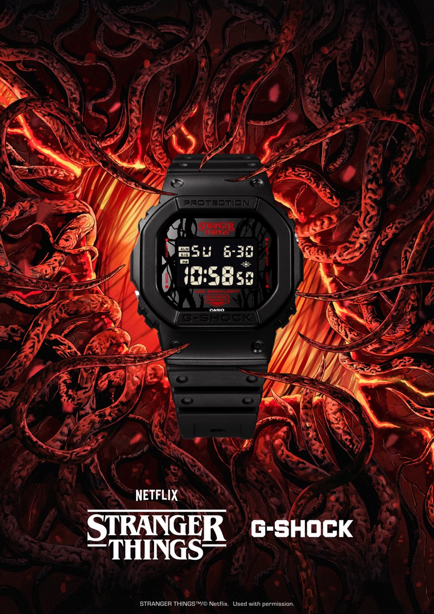 🚨STRANGER THINGS × G-SHOCK🚨 11月に最終章のシーズン5を迎える