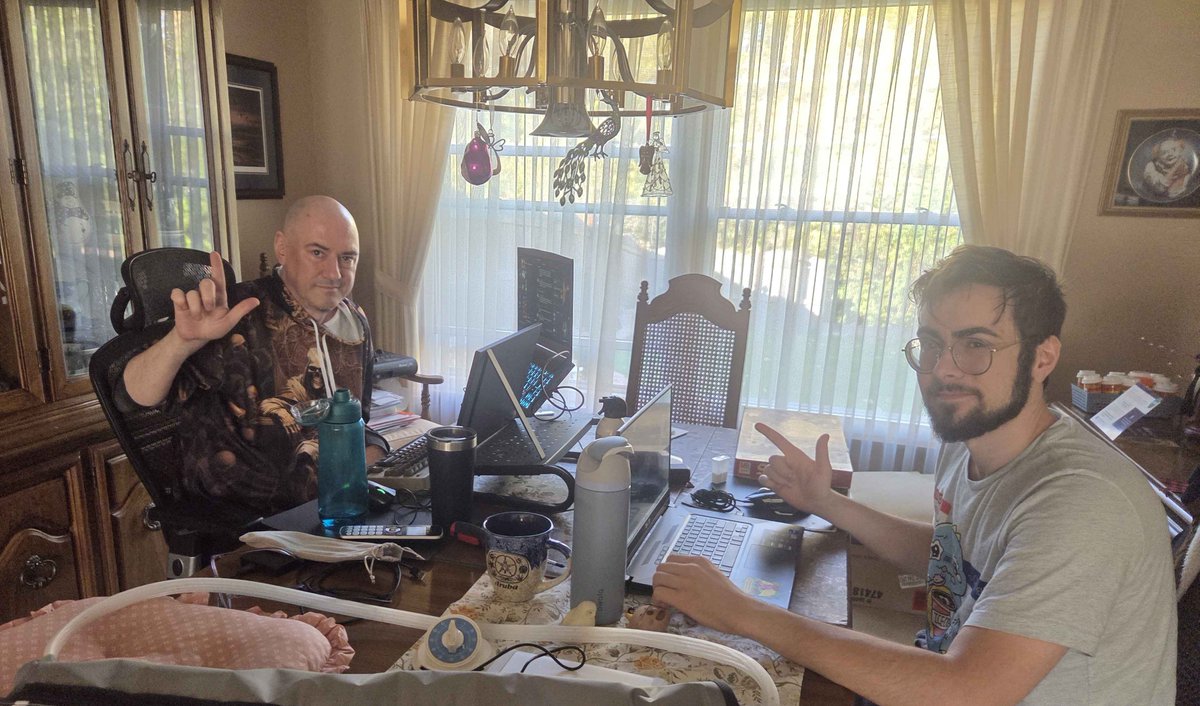 echoLogin's tweet image. Working on Galactix remaster (My 1st video game in 1992) with the sludge of society from Jersay with a guy who goes My the Name of Mike C StrollCart @BelowTheStone