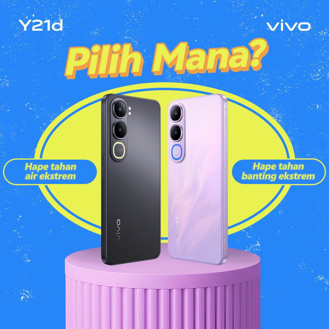 vivo_indonesia's tweet image. Ngapain harus pilih salah satu kalau bisa dapet dua-duanya di #vivoY21d 😎