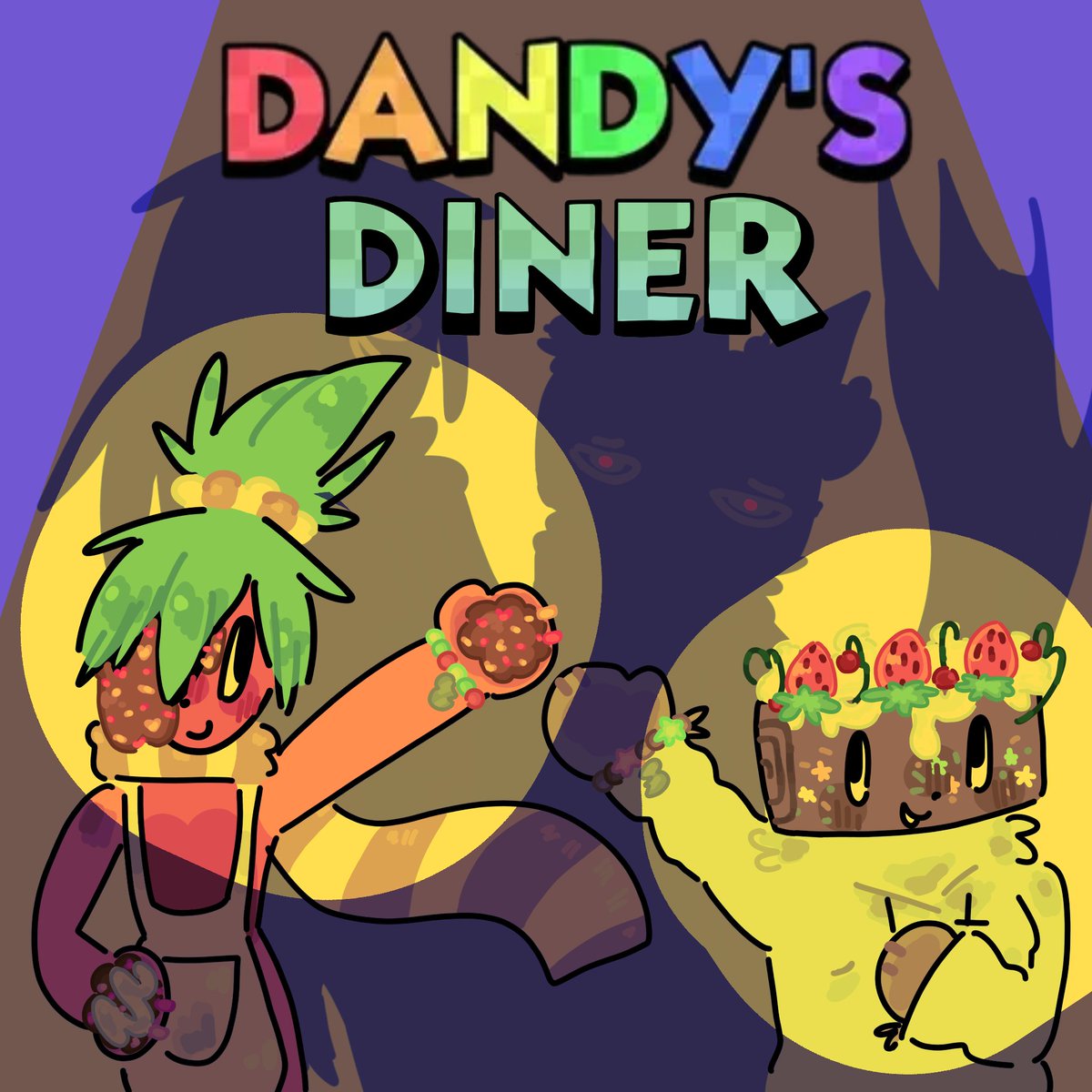 MY DANDY’S WORLD AU .. DANDY’S DINER!

“Are you ready to ‘Taste a Very Delicious and Unforgettable Meal’?”

What if Dandy’s World was recycled into a mascot restaurant where Sprout and Cosmo are the L̸̳̫͐͗ẽ̷̱̚ț̴̃h̸͈͒̓ȃ̸̯l̷͔̳̅̉s̷̮̲̀̌!̷̮̕ .. Stars!!!

#DandysWorld #AU #DW #Art