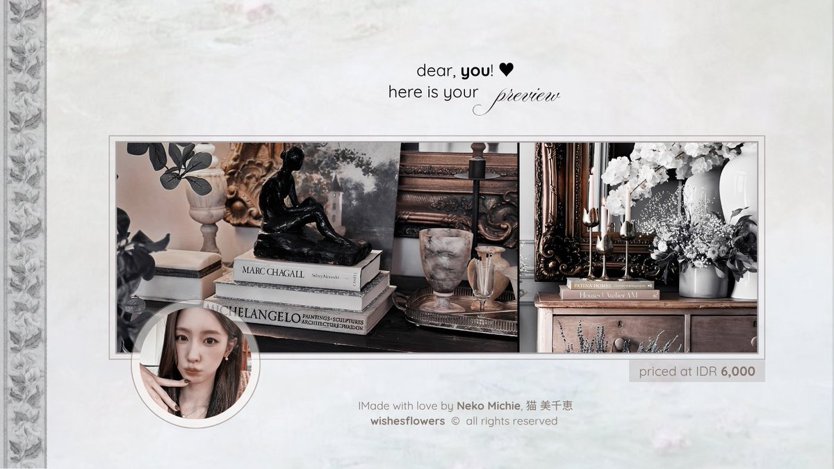 Any repost would be very appreciated! 🕊

Hello, hi, darlings! I have 10 ready stock layout from Miyeon— that you can claim as yours by ringing on my bell through direct message! All priced at IDR 6,000 and already available in JPNGs. Grab it fast! ❤︎

#zonauang #zonajajan