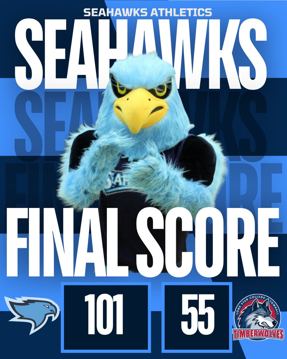 FINAL | Non-Conference
LSCPA Seahawks 101
Lone Star–Tomball 55
🔥 Top Performers:
N. Mendez 25 PTS
H. Underwood 19 | 7 REB | 5 AST
Z. Young 17 PTS
M. Adonry 15 | 10 REB
Seahawks move to 2-0!
🏠 Home Sat (11/8) | 2 PM
#SeahawksAthletics | #WingsUp