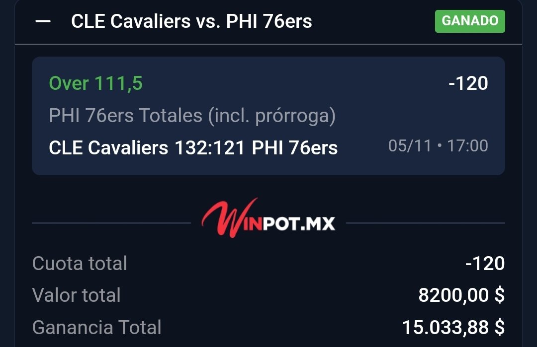 ChapitoApuestas's tweet photo. SE PRENDIÓ EL CERRO 🔥🔥🔥🔥 !!!

Estamos a un sólo paso de Ganar otra vez mi RETO SÚPER EXPRESS $5,000 A $30,000.

Ya se Convirtieron $5,000 pesitos en $15,000 en sólo unas horas.

Vengaaa, bien hecho mis Chingones, vamos por él 👊 ❤️ !! https://t.co/IGDeiN8O0U