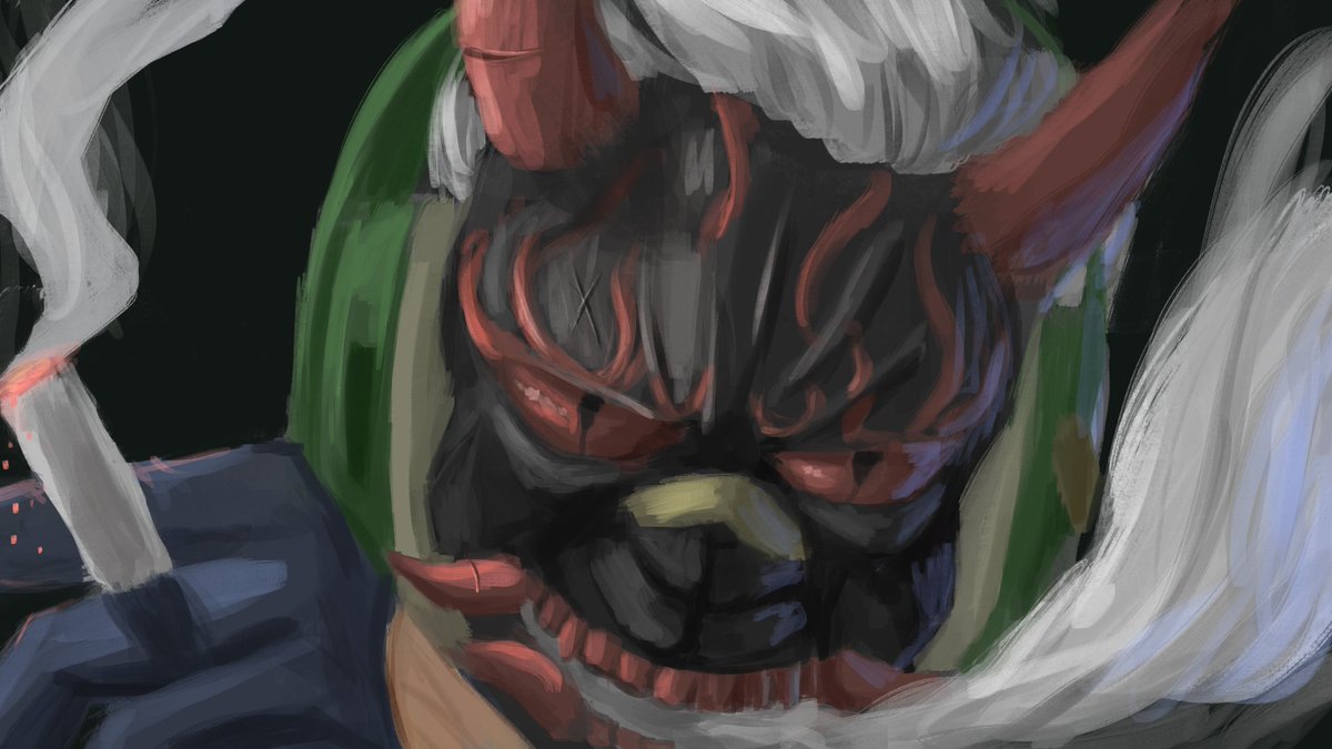 yatsurart's tweet image. Today I oppened a new comm option in my Vgen, a Skeb style commission.
The style options will be the same cell shading I used at inktober or the more painterly style(example bellow)  Feel free to check at vgen.co/yatsurart

#commsopen #VGenOpen #VGenComm #commissionsopen