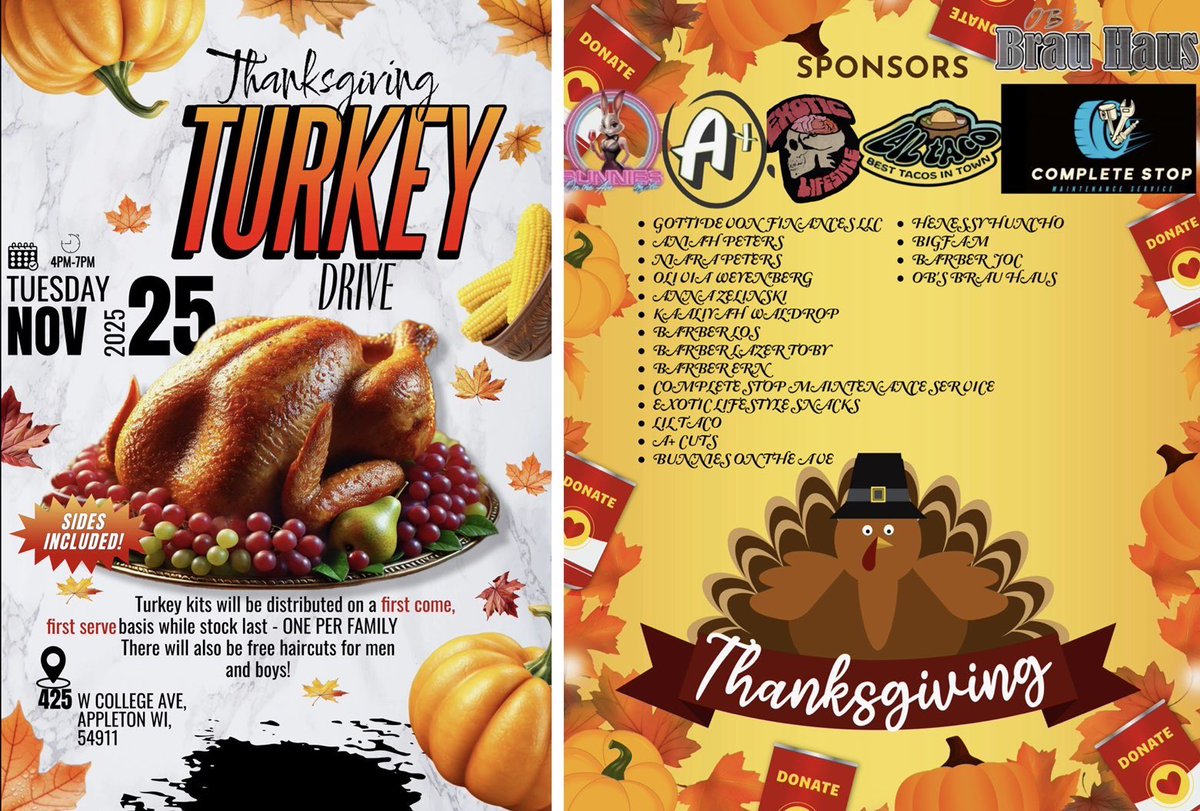 Blessed to be apart of something so amazing ❤️. I doubt many people in my area are following my Twitter but if you are feel free to stop by if you are in need of a thanksgiving blessing 🙏