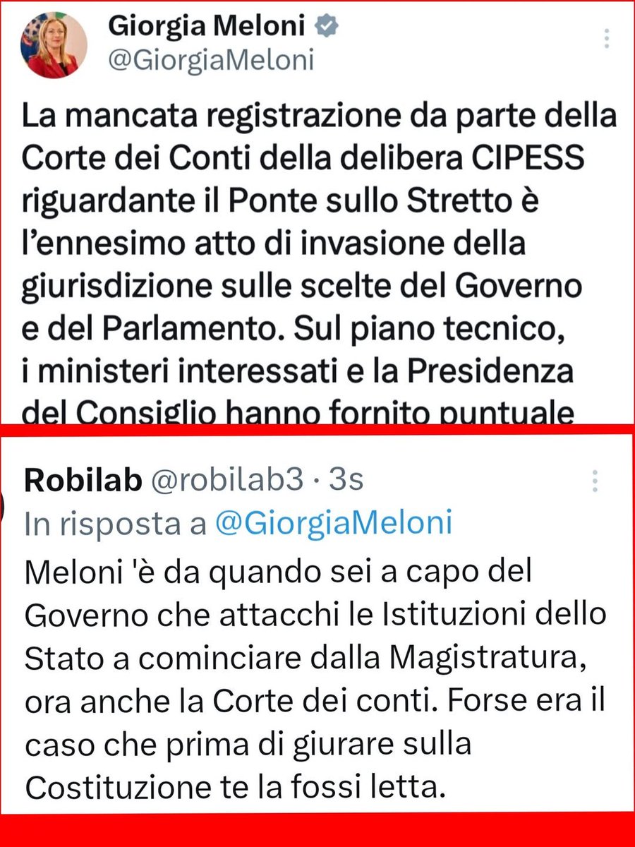 Abbiamo sta roba a capo del GOVERNO ITALIANO