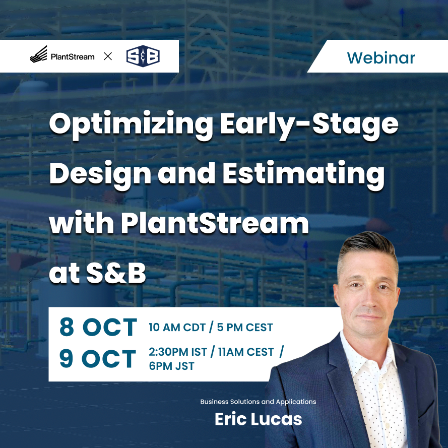 PlantStream's tweet image. 📢 Our Webinar Recording is Now Available for Viewing!
💡 Optimizing Early-Stage Design and Estimating with PlantStream – at S&amp;amp;B
▶️ Watch the Recording Here
plantstream3d.com/seminar251008/

#plantengineering#S&amp;amp;B#userinterview#plantstream#innovation