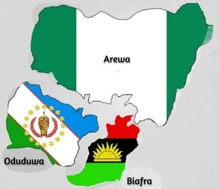 AnyasoBenj7's tweet photo. @RepRileyMoore DIVIDE NIGERIA TO SAVE LIVES 

THE ONLY SOLUTION TO LONG LASTING PEACE IS TO DIVIDE NIGERIA LET BIAFRANS MAJORITY CHRISTIANS GO WORSHIP OUR LORD JESUS CHRIST 

WE'RE NOT 1 HAVE NEVER AND WILL NEVER BE 1

DIVIDE NIGERIA LET US GO OUR SEPARATE WAYS &amp; RESPECT EACH OTHERS DIFFERENCES https://t.co/5QSWmwZpoq