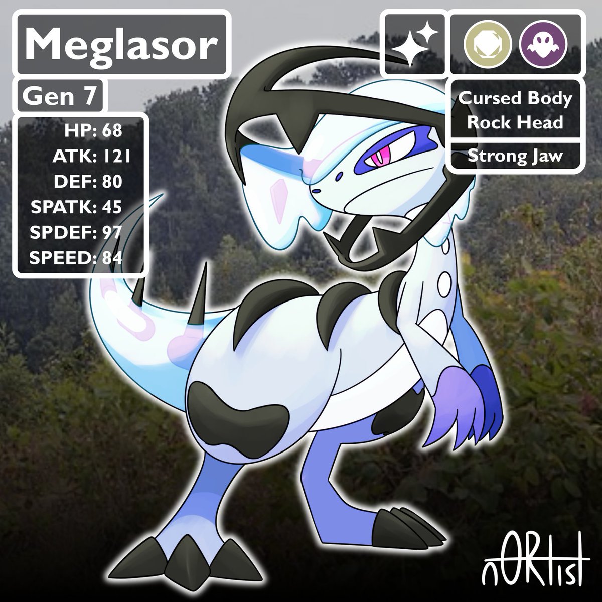 A Megalosaurus Fakemon styled like a Gen 7 Pokemon
Check this and other designs out in my YouTube video! #pokemon #fakemon
