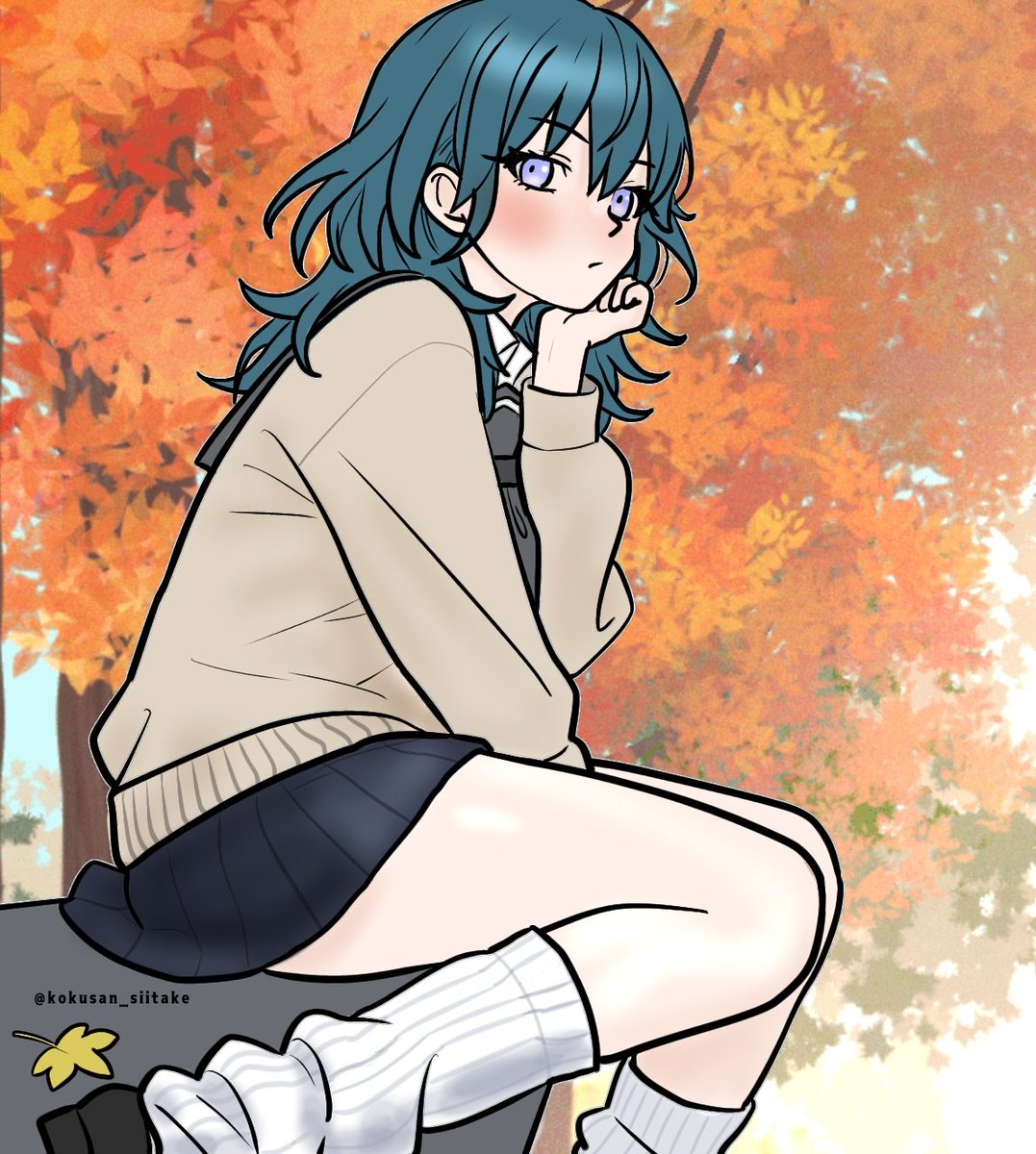 kokusan_siitake's tweet image. 秋のひととき。