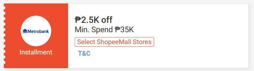 mabelmeee's tweet photo. Heads up Metrobank users, 2,500 off! 
Claim voucher here: https://t.co/pzhMxU7ScS

#shopeevoucher #shopeePh #shopeeSale https://t.co/1bZOoD2XsD